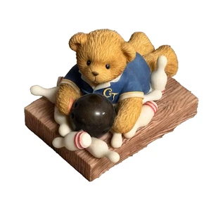 Cherished Teddies 731870 Bryce I Scored A Strike When I Met You Enesco 2000 - Picture 1 of 6