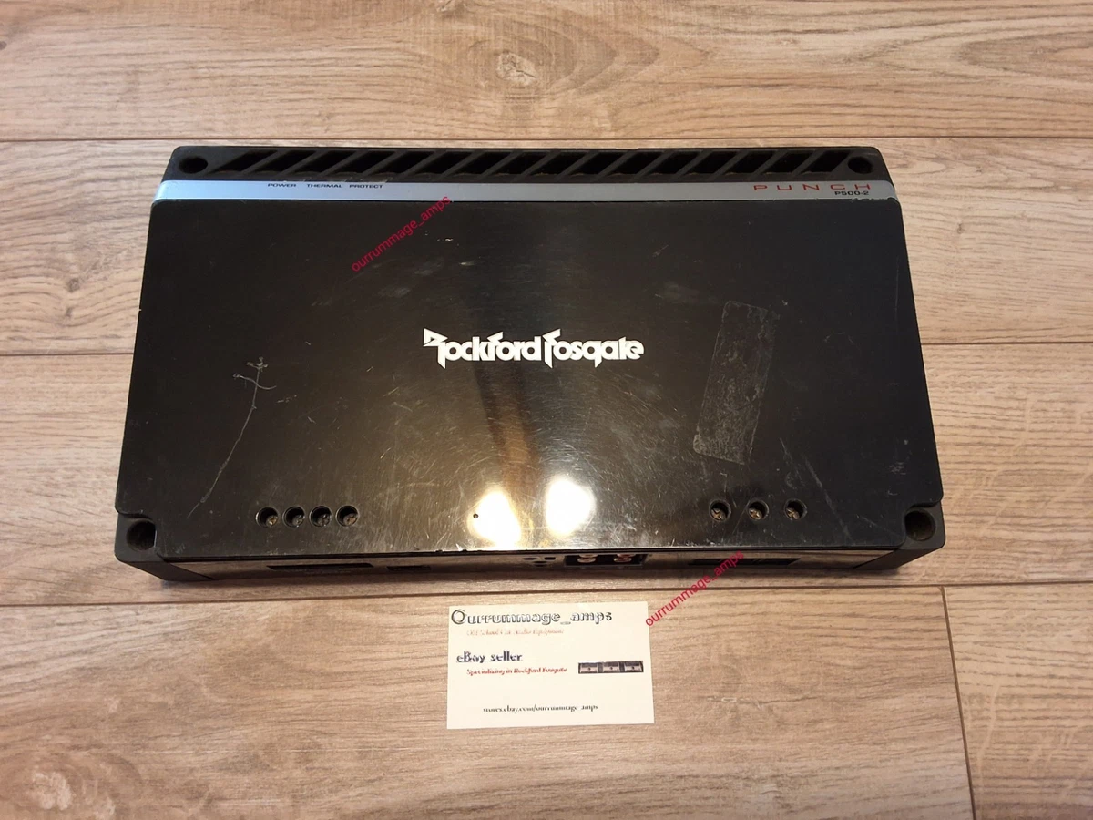 Rockford Fosgate Punch P5002 Vintage Car Audio Amplifier for