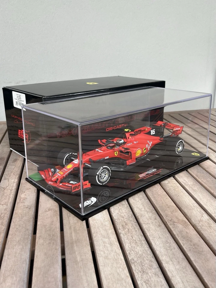 Charles Leclerc 2019 Winner Italian Monza Gp Ferrari SF90 BBR Models 1:18 Scale - Immagine 1 di 4
