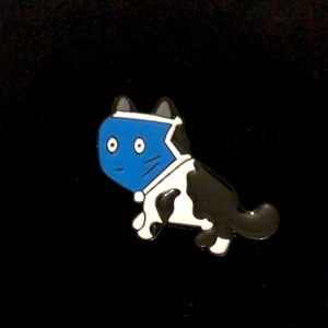 Broche prendedor gato con máscara - Imagen 1 de 2