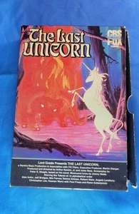1983 The Last Unicorn Beta Tape - Sony Betamax (not VHS) Vintage Animated Movie - Imagen 1 de 5