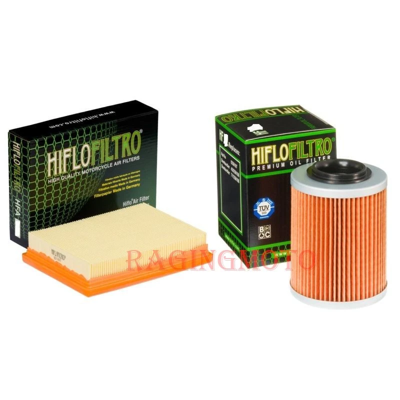 HifloFiltro Air Filter & Oil Filter Kit Aprilia RSV 1000 R Factory Nera Tuono - Image 1 of 4