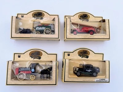 Set 4 Lledo CHEVRON Commemorative Model DIE-CAST Metal Wagon, Firetruck, Service - Image 1 of 4