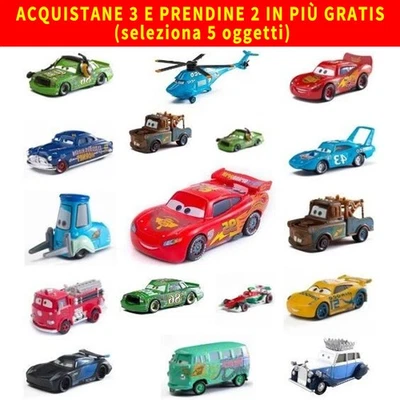 Disney Pixar Cars Linea Completa McQueen Camion Polveroso 1:55 Modellino Diecast - Immagine 1 di 4