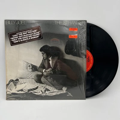 Billy Joel - The Stranger LP 1977 STERLING Press Shrink Hype Sticker VG+/VG+ - Imagem 1 de 4