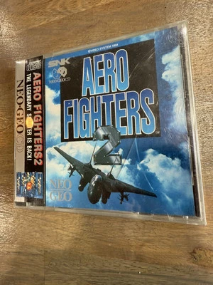 Aero Fighters 2 Neo Geo CD NTSC English Version With Obi Spine Card Sonic Wings - Image 1 of 4