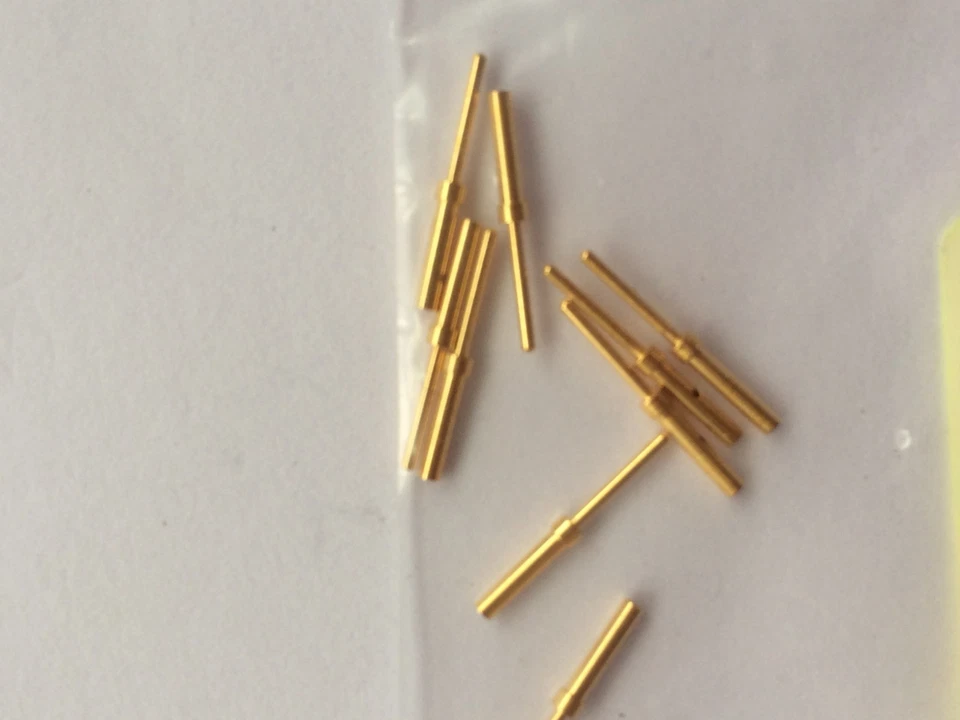 Bulgin gold pins for PX buccaneer series pack of 10 SA3180 Z2713 - Image 1 of 1