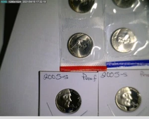 2005 PDS Jefferson Nickels Stempelglanz in postfrischem Cello und PP - Bild 1 von 9