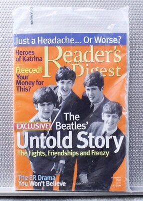 Readers Digest The Beatles' Untold Story, Heroes of Katrina - November 2005  - Image 1 of 4