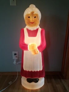 Molde soplado Mrs. Claus iluminado Union Products 40” pulgadas 1992 - Imagen 1 de 14