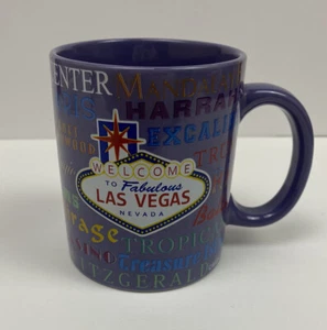 Welcome To Fabulous Las Vegas Nevada Souvenir Coffee Cup Mug Attractions - Picture 1 of 7
