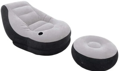 Juego de silla inflable y otomana Intex 68564E Ultra Lounge Foto 1 de 3