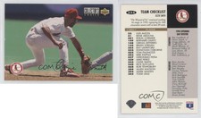 1994 Upper Deck Collector's Choice Team Checklist Gold Signature Ozzie Smith HOF