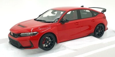 Top Speed 1/18 Scale TS0484 - 2023 Honda Civic Type R RHD - Red - Image 1 of 4