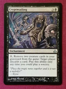 Magic The Gathering GUILDPACT CRYPTWAILING black card MTG - Picture 1 of 2
