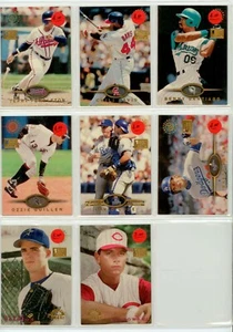 1995 Stadium Club Baseball First Day Issue 8 Card Lot - Picture 1 of 2