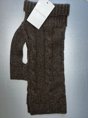 NWT Genuine Naked Cashmere Cable Cashmere Dog Sweater -Gray Size S - Image 1 of 4