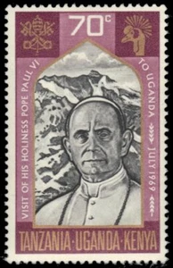 K.U.T. COLONY 202 (SG265) - Papal Visit of Pope Paul VI (pb30257) - Picture 1 of 1