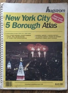 Hagstrom New York City 5 Borough NYC Atlas - 1997 - Large Size - Picture 1 of 4