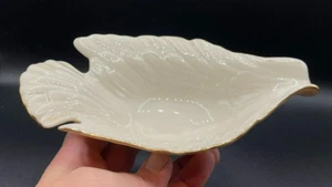 Lenox White Dove Gold Accent Trim Candy Nut Bowl Dish - Picture 1 of 12