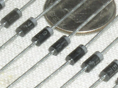 FAIRCHILD INDUSTRIES 10 NEW NOS FAIRCHILD 1N5819 SCHOTTKY BARRIER DIODE RECTIFIER 40V 1A DO-204AL USA