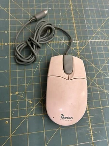Genuine Vintage Genius 4-Button Mechanical Ball Serial/COM Port PC Netmouse Pro - Picture 1 of 5