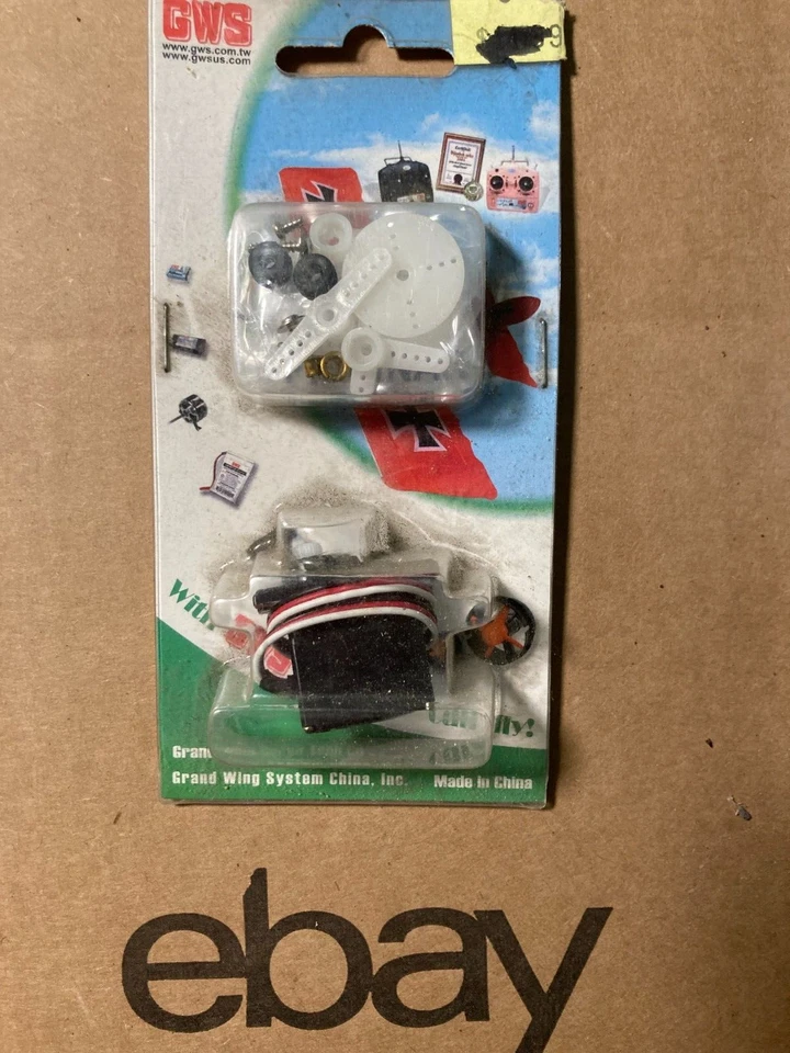 GWS Grand Wing R/C Servo W/Hardware GWSNR+FH/BB/F 1806 NIP - Image 1 of 1