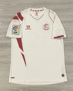 Warrior 2014/15 Sevilla FC Home Soccer Jersey White La Liga Men’s Size Large - Picture 1 of 10