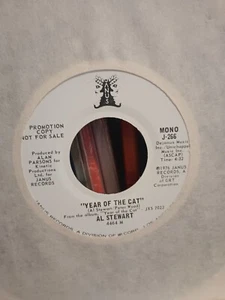AL STEWART - YEAR OF THE CAT - NEAR MINT JANUS WHITE LABEL PROMO 45! RARE MONO - Picture 1 of 2