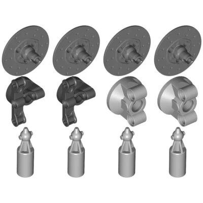 Lego Technic Bricks 4x4 Wheel Steering Brake Discs 53673 23801 28833 35189 NEW - Image 1 of 4