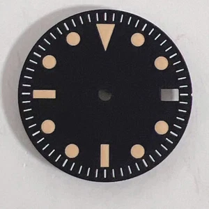 For NH35/36 Movement 28.5mm Single Calendar Dial Green Luminous Dial Accessories - Picture 1 of 4