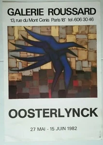 AFFICHE ART - OOSTERLYNCK - 1982 - Galerie Roussard -  - Picture 1 of 1