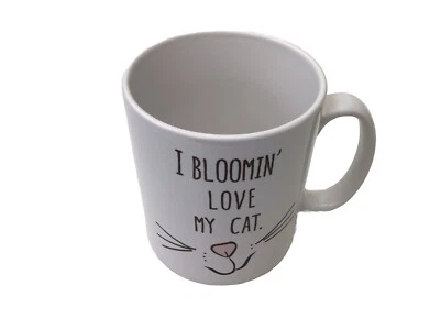 ORCA COATINGS I Bloomin' love my Cat - mug design Cat Owner gift mug new