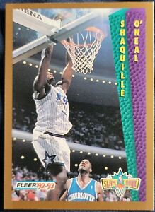 1992-93 Shaquille O'Neal Fleer Slam Dunk #298 RC Rookie