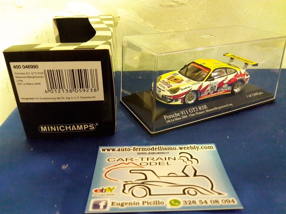 Porsche 911 GT3 RSR - Minichamps 1:43 1/43 1-43 - Immagine 1 di 1