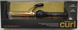 Paul Mitchell Protools Express Gold Curling Iron 1.25'' Barrel Dual Voltage - Picture 1 of 8