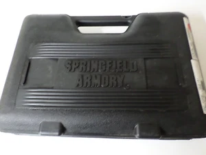 Springfield Armory XD 9mm 4 inch Handgun, Black Plastic Hard Case Pistol Locking - Picture 1 of 10