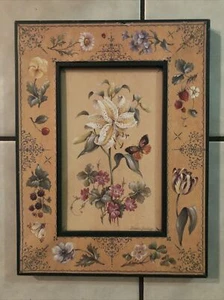 White Lilly By Pamela Gladding Floral Framed Picture 12”x 16” - Picture 1 of 5