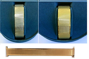 Men's 16-22mm Expander Watch Bracelet Silver Tone Body GOLD/ SILVER / ROSE GOLD