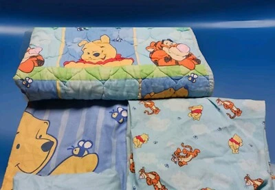 Juego de edredón/cuna o cama/sábanas vintage de Disney Winnie the Pooh & Tigger Foto 1 de 4