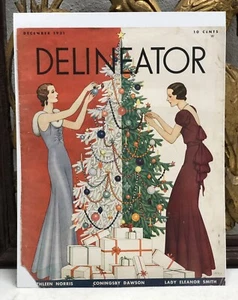 REVISTA DELINEATOR DE DICIEMBRE 1931 - GRAN ILUSTRACIÓN DE MODA SOLO portada - Imagen 1 de 11