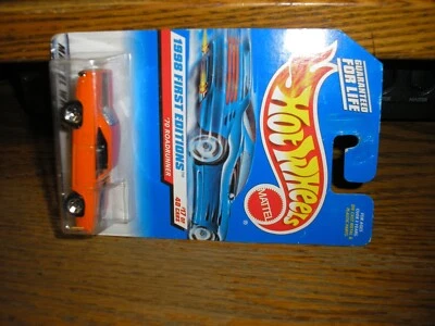 RARE Nice Hot Wheels First Editions 1970 '70 Plymouth Roadrunner Orange Free SH - Image 1 of 3