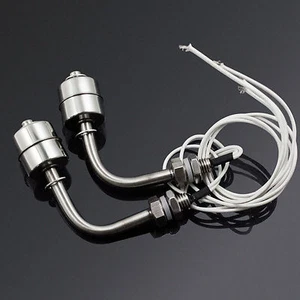 2PCS Stainless Steel Float Switch Liquid Switch Water Level Silver Sensor - Picture 1 of 5