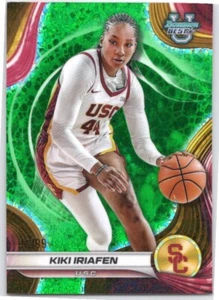 2024-25 Bowman's Best U Kiki Iriafen Green Mini Diamond Refractor #/99 X86 - Picture 1 of 2
