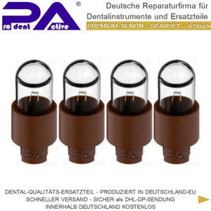 XENON passend für Sirona® Kupplungen -Sprayvit L │SPARPAKET – 4 Stück