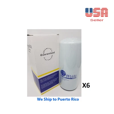 6 X Filtro de combustible apto para Freightliner; Kenworth; Peterbilt International Harvester Foto 1 de 4