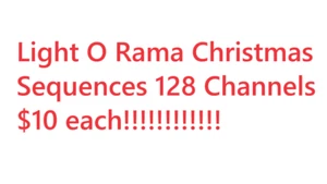 NEW Light O Rama Sequences Light O Rama Christmas Light Show Pick $10 each!!! - Picture 1 of 2