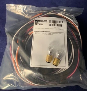 1957 Chevy 2 Door Hardtop Rear Body Tail Light Harness W/ BULBS USA MADE - Picture 1 of 2