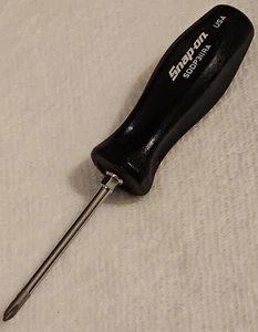SNAP-ON black Screwdriver SDDP31IRA 3" Blade 6.5" Total Phillips #1 USA new - Picture 1 of 2