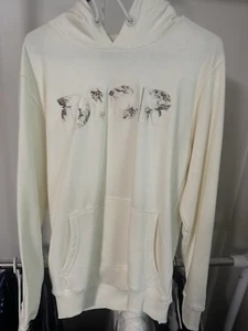 DIOR LOGO  White CARDIGAN SWEATER WITH HOODIE - FLAWLESS - Picture 1 of 5